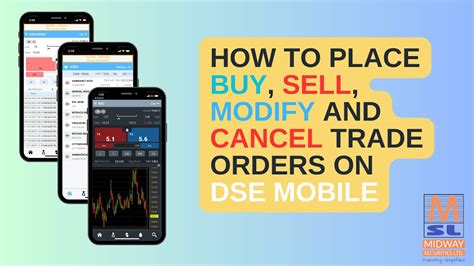 How To Place Buy Sell Modify And Cancel Trade Orders On Dse Mobile