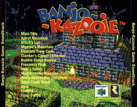 Banjo Kazooie Game Soundtrack 1998 Mp3 Download Banjo Kazooie Game
