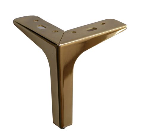 Buy 6 Brass Furniture Leg Sofa Leg Italian Style Square Metal Leg Foot 801 66g At Affordable