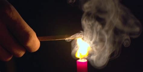 Lighting Of Match With Candle Fire By Cultvideo Lighting Of Match With