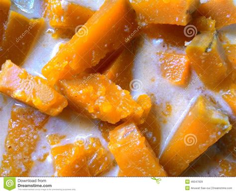 Sweet Pumpkin Boil Stock Image Image Of Boil Dessert 46047929