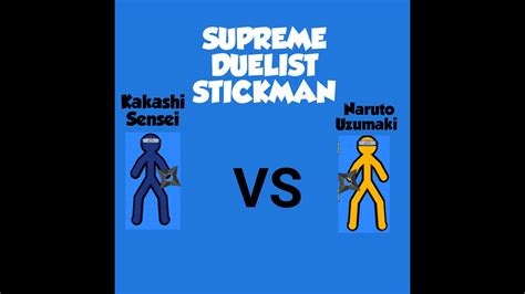 Kakashi Vs Narutosupreme Duelist Stickman Ep1 Youtube