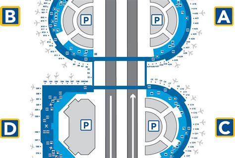 Dallas Fort Worth Airport Terminal Map Terminal Map