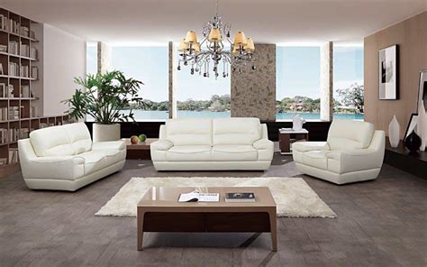 Italian White Leather Sofa Set Aek 18w Leather Sofas