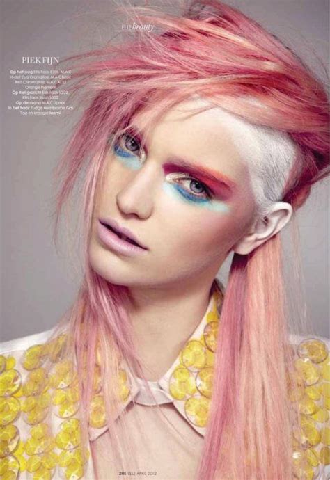 Punk Makeup Inspiration Punk Makeup Bright Hair Colors Candy Hair