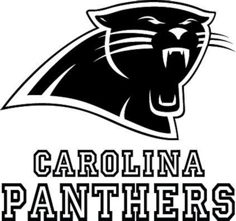 Carolina Panthers Nfl Logo Decal 056 Etsy