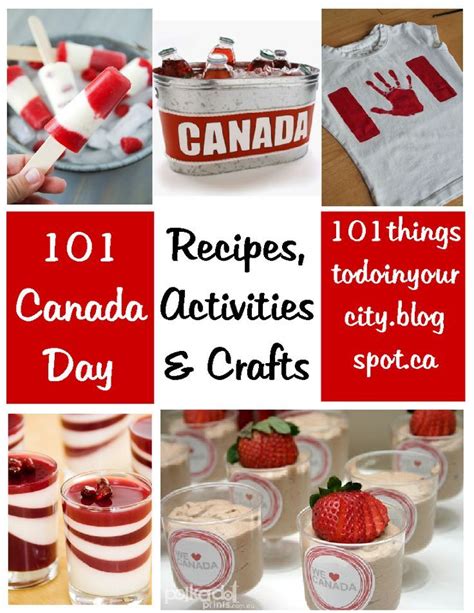 101 things to do 101 canada day activites recipes and crafts canada day crafts canada day