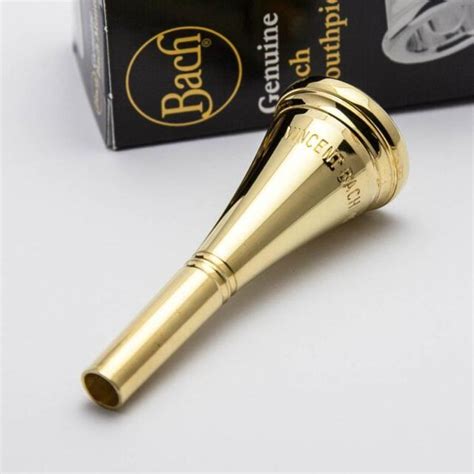 Genuine Bach 24k Gold French Horn Mouthpiece 10s Ships Fast For Sale