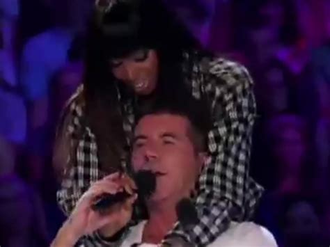 video simon cowell sings on the x factor the independent the independent