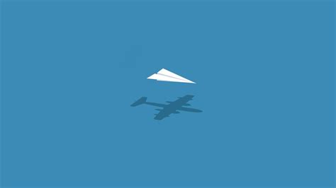 Airplane Minimalist Wallpapers Wallpaperboat