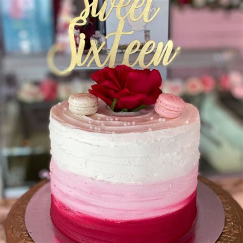 Sweet Sixteen Buttercream Cake Miss Cake