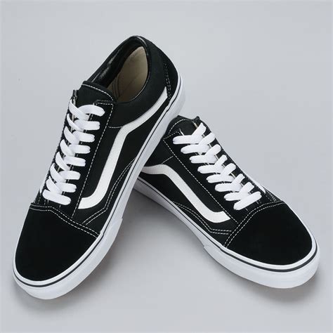 Get free shipping & free returns 24/7! Vans Old Skool Shoes Black White available at Skate Pharm ...