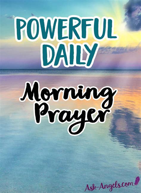 Powerful Daily Morning Prayer To Start Your Day Right Daily Morning