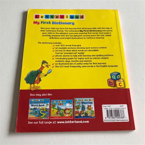 Letterland My First Dictionary Hobbies And Toys Books And Magazines