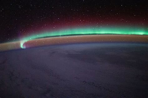 Viewing Auroras From Space The Iss Had A Great View Of A Recent