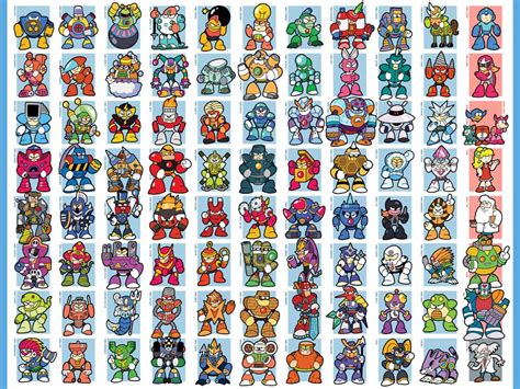 Mega Man Bosses Behind The Metal That Shelf Mega Man Art Mega Man