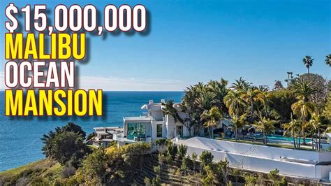 Inside 15000000 Malibu Ocean Mega Mansion Youtube