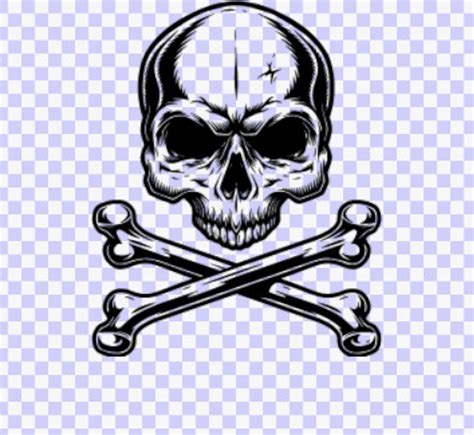 Grunge Skull Cross And Bones Skull Svg Download Cut File Skull Etsy