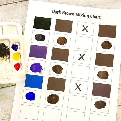 How To Make The Color Brown The Graphics Fairy