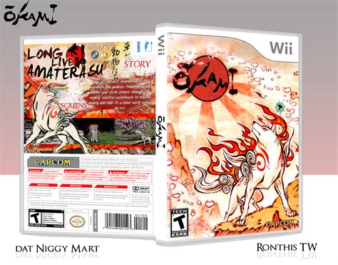 Okami Wii Box Art Cover By Ronthis The Werewolf