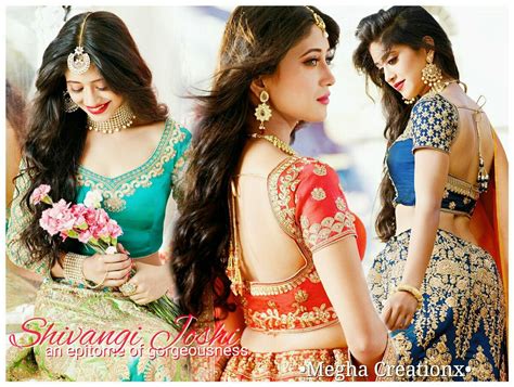 Shivangi Joshi Indian Bridal Hd Wallpaper Desktop Bridal Lehenga