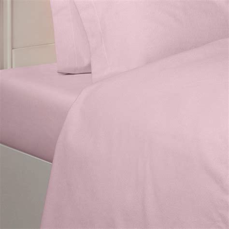 Luxury 100 Brushed Cotton Flannelette Deep Fitted Sheets Pink Ideal