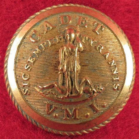 A Virginia Military Institute Cadet Uniform Button Of The