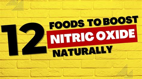 12 Foods That Naturally Boost Nitric Oxide Level In The Body Youtube