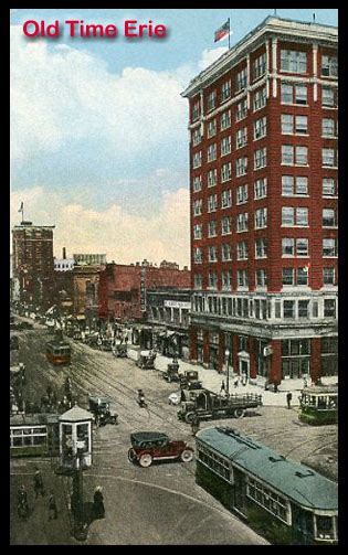 Old Time Erie Congested Traffic 12th And State