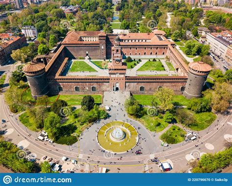 Sforza Castle In Milan Italy Stock Photo Image Of Palace Lombardy