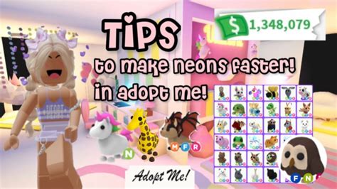 🌸💘 How To Make Neons Fast In Adopt Me 💘🌸 Youtube