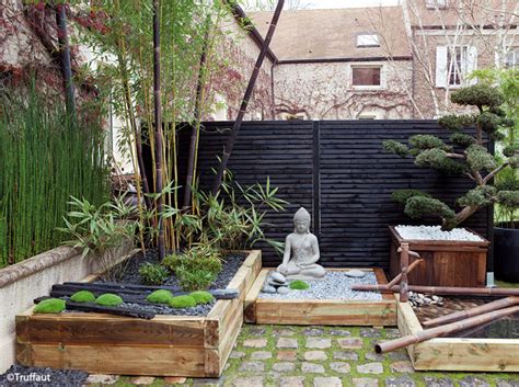 Un Jardin Zen En Rouge Et Noir Elle Décoration