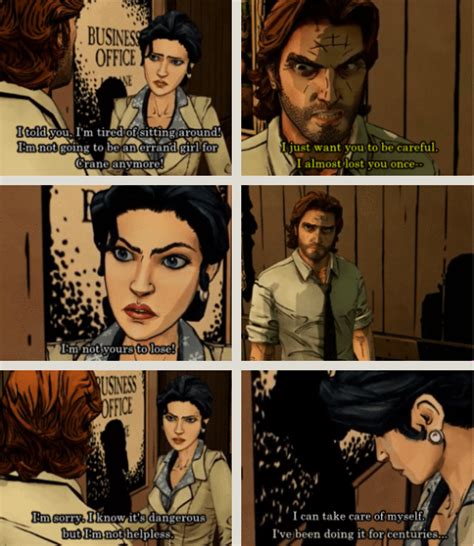 The Wolf Among Us Snow Literally Ticks Me Off All The Time In This Game