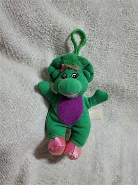 Authentic Vintage Fisher Price Barney Baby Bop Plush Soft Toy With
