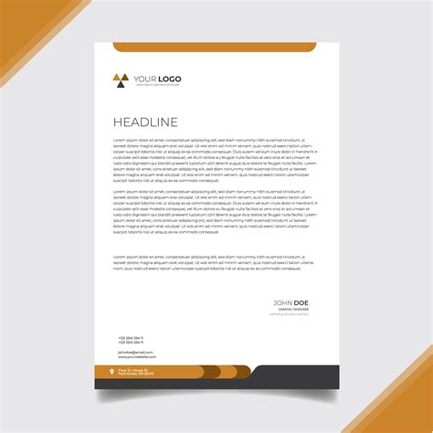View More Company Letterhead Sample In Word Format Letterhead Business