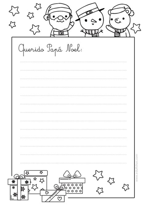 Corazon, te tengo 2 buenas noticias, así es, dos, te voy a dar la primera: Imprimir Cartas para Papá Noel. Cartas para Colorear ...