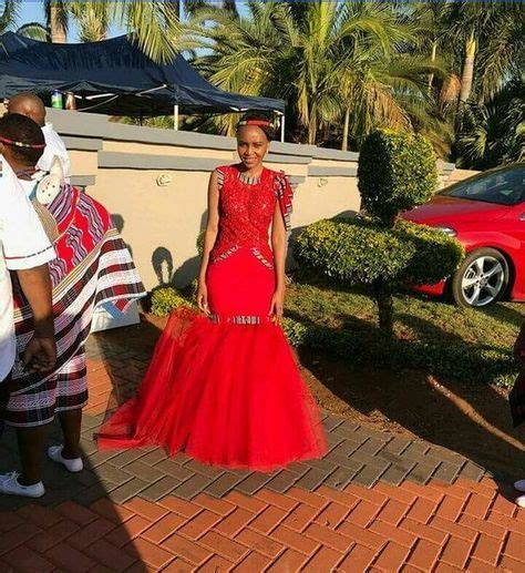 Gorgeous Red Bridal Dress Fit For A Venda Princess Red Bridal Dress African Traditional