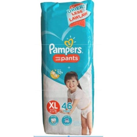 Pampers Baby Dry Diaper Pants Xl 46pcs Shopee Philippines