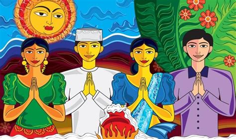 Sinhala And Hindu New Year With Peace Digital Art By Nimesh