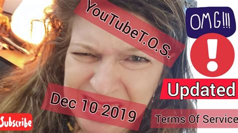 Youtube New Terms Of Service Updated On Dec 10 2019 Must Agree Youtube