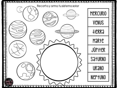Fichas De Primaria El Sistema Solar