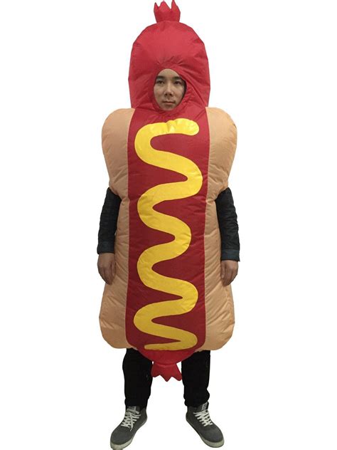 Adult Hotdog Inflatable Costume For Adults Mens Costumes For 2018