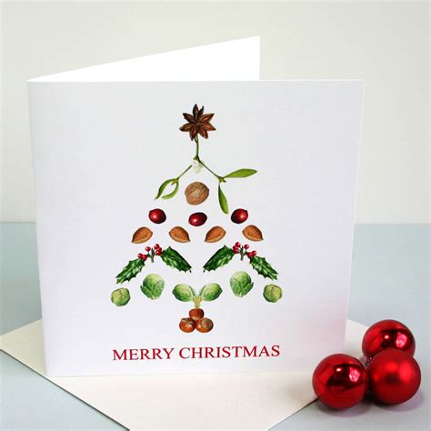 Christmas Tree Christmas Card By The Botanical Concept