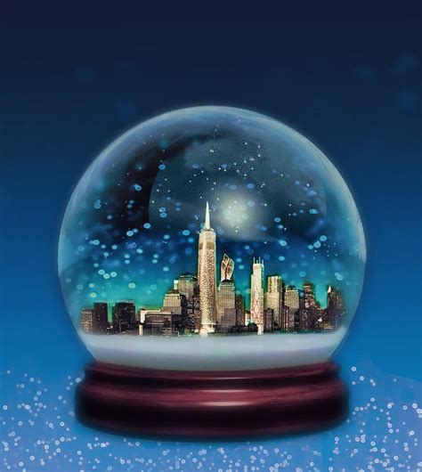 New York City Christmas Snow Globe