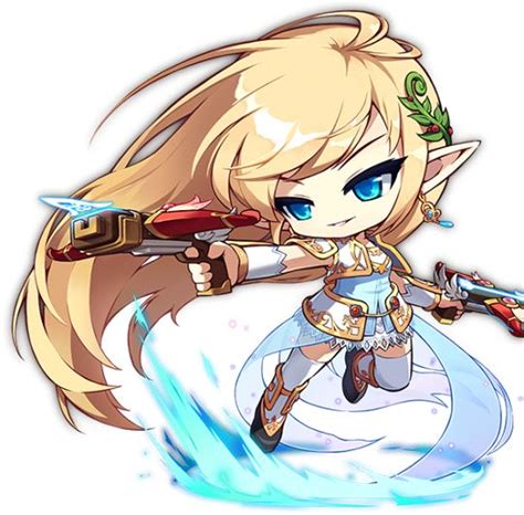 A Collection Of Official Maplestory Artwork Chibi Anime Kawaii Anime