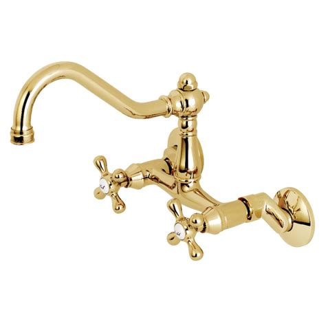 I am certain there are lots of brands out there, but if i were looking, the first place i would turn to is these eight vintage style kitchen faucets from strom. Kingston Brass Vintage 2-Handle Wall-Mount Standard ...