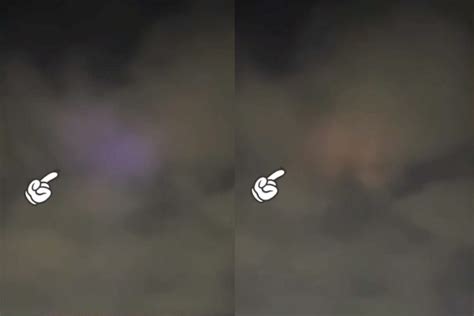 Viral Video Mysterious Ufo Like Clouds Illuminate Lucknow S Skies