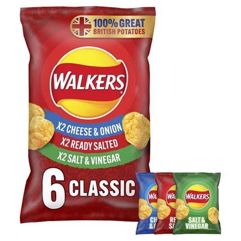 C Walkers Crisps Variety 6pk X 18 Freemans Confectionery