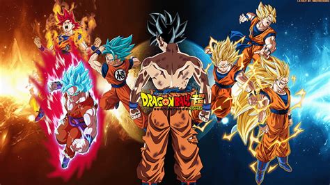 Todas Las Formas De Goku Anime Goku Horizontal Fondo De Pantalla Pxfuel