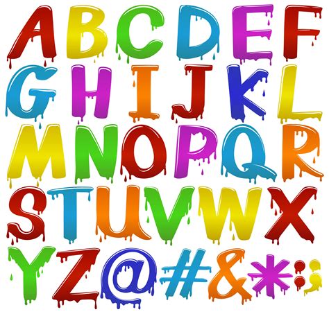 Rainbow Alphabet Free Vector Art 589 Free Downloads